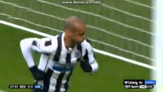 Gouffran Goal Newcastle-Chelsea 1-0 02.11.2013