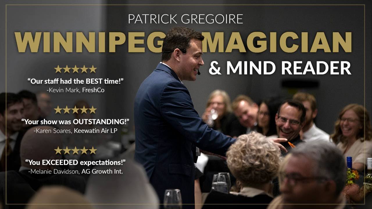 Promo Video | Winnipeg Magician & Mind Reader | Patrick Gregoire