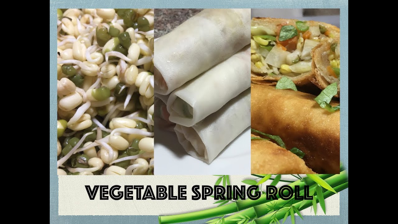 VEGETABLE SPRING ROLL, ** SIMPLE & EASY RECIPE** #009 - YouTube