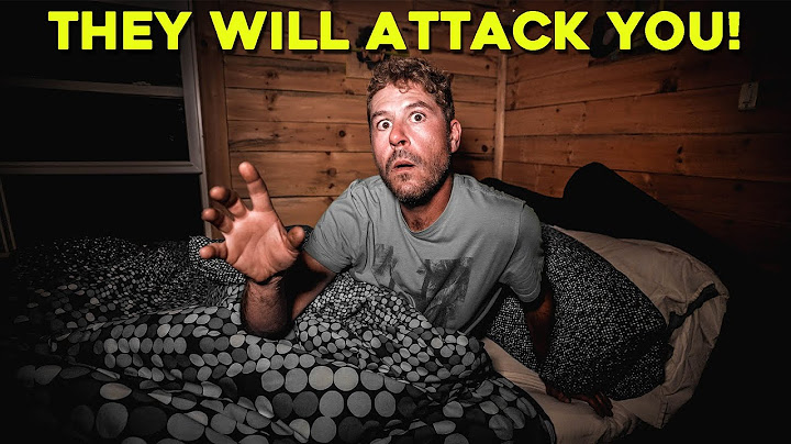 (THEY WILL ATTACK YOU!) SCARIEST NIGHT CAMPING ALONE in HAUNTED CABIN IN THE WOODS