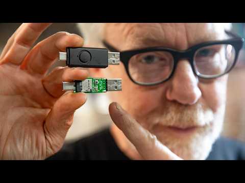 Video till Adam Savage snackar lite USB-säkerhet