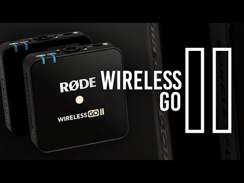 RODE Wireless GO II is a versatile wireless microphone system that features a dual channel receiver; two transmitters; digital recording to computers, smartphones and tablets; integration with the RODE Central App; ability to switch between stereo or dual mono recording; a 200m transmission range (line of sight) and more.