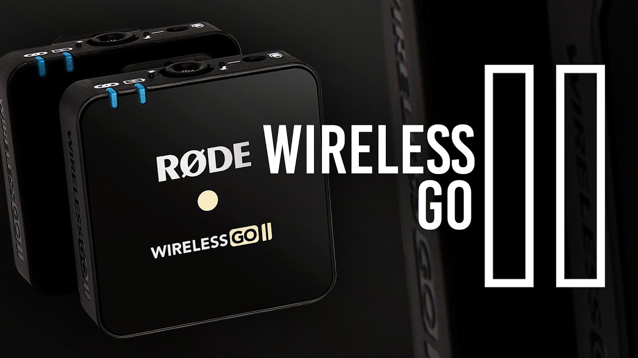 Rode Wireless GO II Wireless Mic System w/ 2x Rode Omnidirectional Lavalier  Mic 