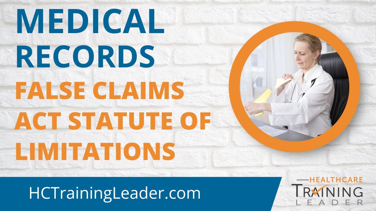 Medical Records False Claims Act Statute of Limitation YouTube