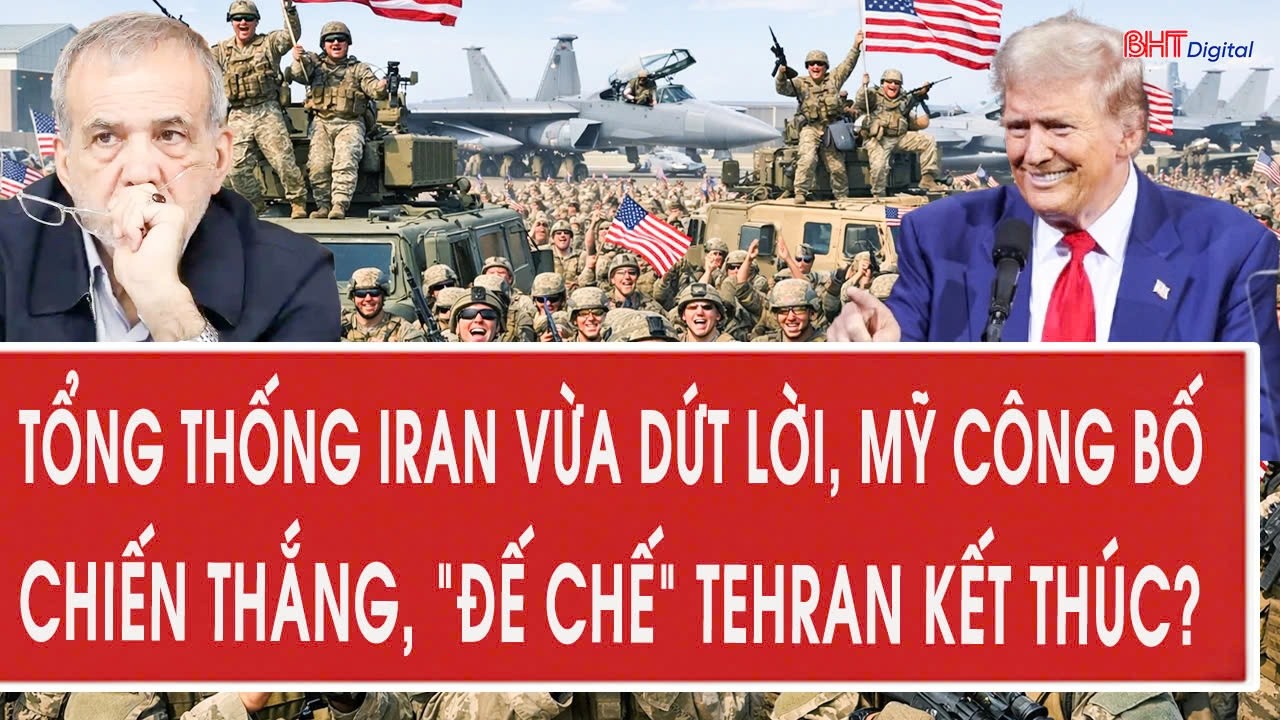 Tâm điểm quốc tế 8/3: Tổng thống Iran vừa dứt lời, Mỹ công bố chiến thắng, “đế chế” Tehran kết thúc?