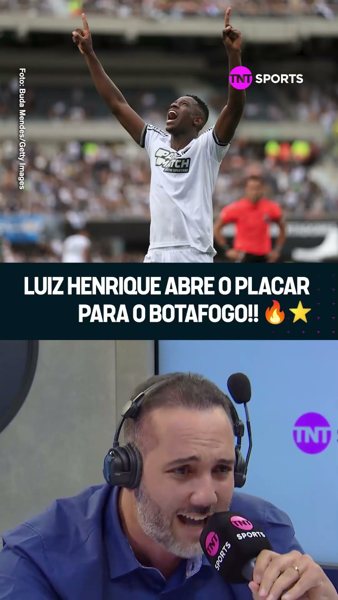 LUIZ HENRIQUE ABRE O PLACAR! JORGE IGGOR NARROU 1º GOL DO BOTAFOGO NA FINAL DA LIBERTADORES!