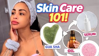 Skin care routine for clear glowing skin #SkinCareRoutine #SkinGoals ￼