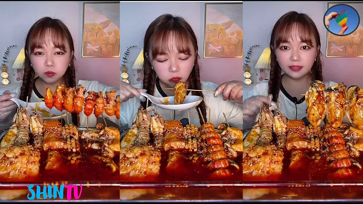 ASMR MUKBANG| Spicy FLEX Seafood Boil Octopus, Squid, Abalone, Shrimp Recipe Cooking&Eating Mukbang
