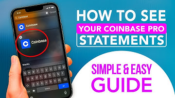 How To See Your Coinbase Pro Statements (SIMPLE & Easy Guide!)