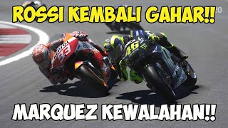 PEREBUTAN JUARA!! ROSSI KEMBALI KALAHKAN MARQUEZ!! - RACE MOTOGP 2020 - MOTOGP 20 GAMEPLAY