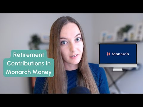 Retirement Account Contributions In Monarch Money