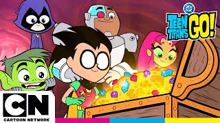 treasure hunt teen titans go cartoon network