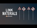 Link materials in Blender