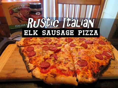 Stic Italian Elk Venison Sausage Pizza Delizioso-11-08-2015