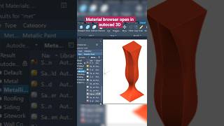 material browser open in autocad #autocad #materialbrowseropen #shortsfeed