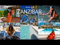 Zanzibar travel vlog birt.ay trip  swimming w turtles  the rock restaurant  more chev b vlogs