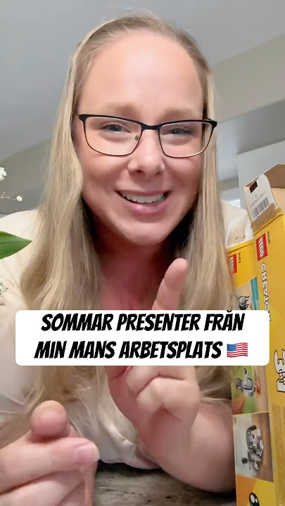 Vad vi fick i sommar present av min mans arbetsplats 🎓🇺🇸