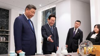 Xi Jinping melontarkan lelucon tentang mata-mata dengan ponsel yang diberikan kepada presiden Kor... screenshot 5
