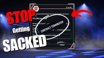 How to PREVENT getting SACKED on EA FC 25!