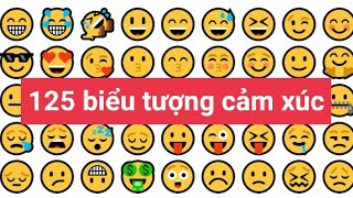 125 biểu tượng cảm xúc