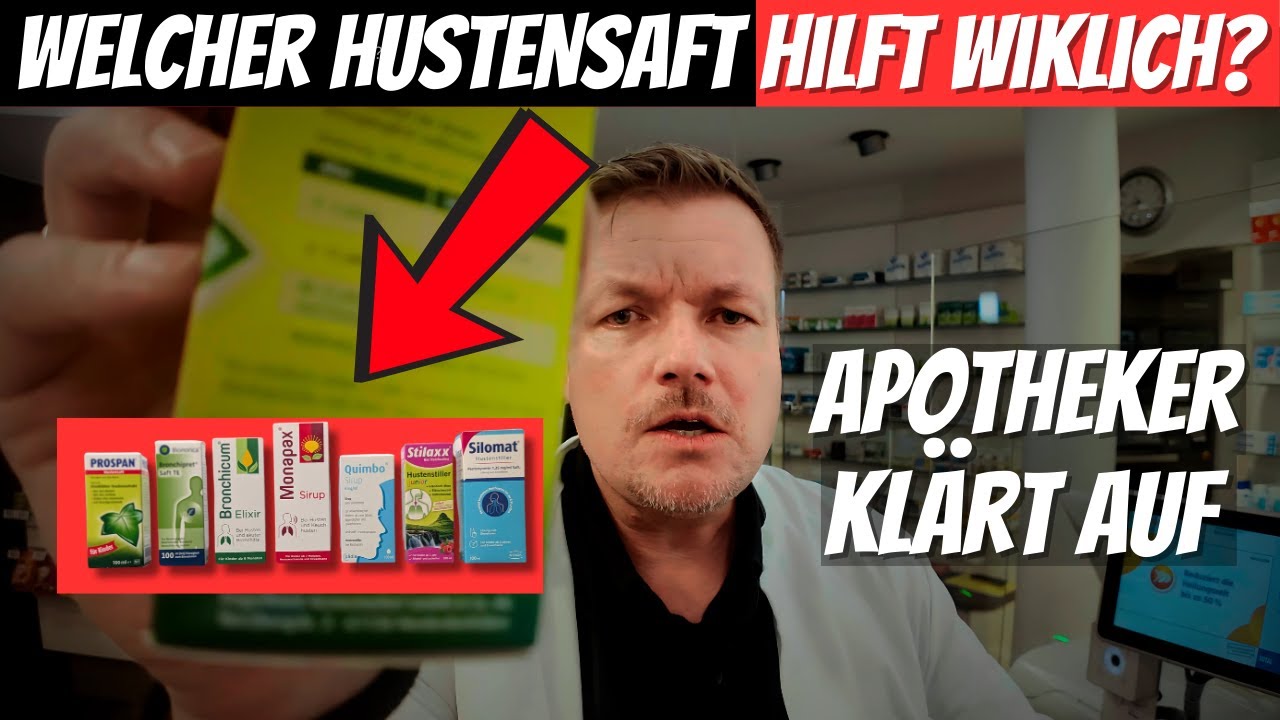 Was hilft gegen HUSTEN? Wahrheit über die besten Mittel (Apotheker)