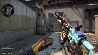 CSGO - ST M4A4 Desolate Space MW + P2000 Fire Elemental MW