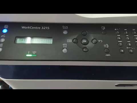 xerox workcentre 3215 проверка печати