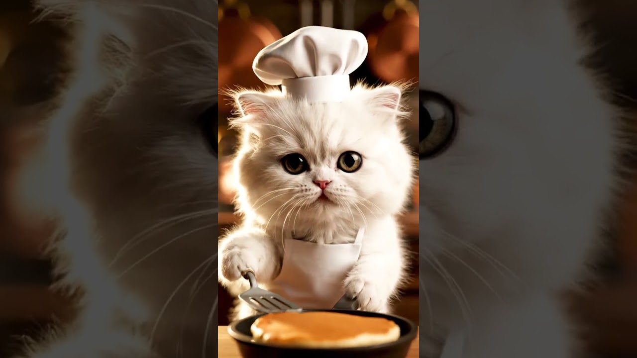 CUTE CHEF servers breakfast