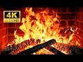 🔥 Cozy Fireplace 4K Night (12H) | Crackling Fire Sounds for Deep Sleep &amp; Relax