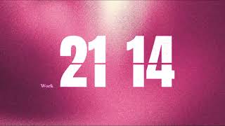 2 Hour Countdown Timer 🌸 Flip Clock with Simple Beeps 🔔