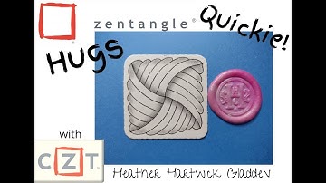 Hugs | Zentangle® Quickie