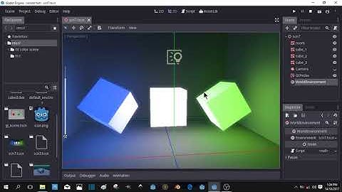 Godot Engine 3.0 Alpha2 Emission Based Lighting