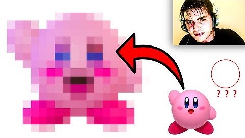 Kirby Blender Modelling Speedrun