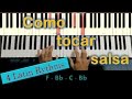 4 Ritmos Latinos para PIANO / Bomba Plena Chachacha Son montuno / MoroMusicPiano