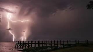 Storms and Stars Over the Chesapeake Bay, a Time-Lapse in 4k
