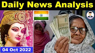 Daily Current Affairs 4 October 2022 | The Hindu News Analysis | Indian Express Analysis