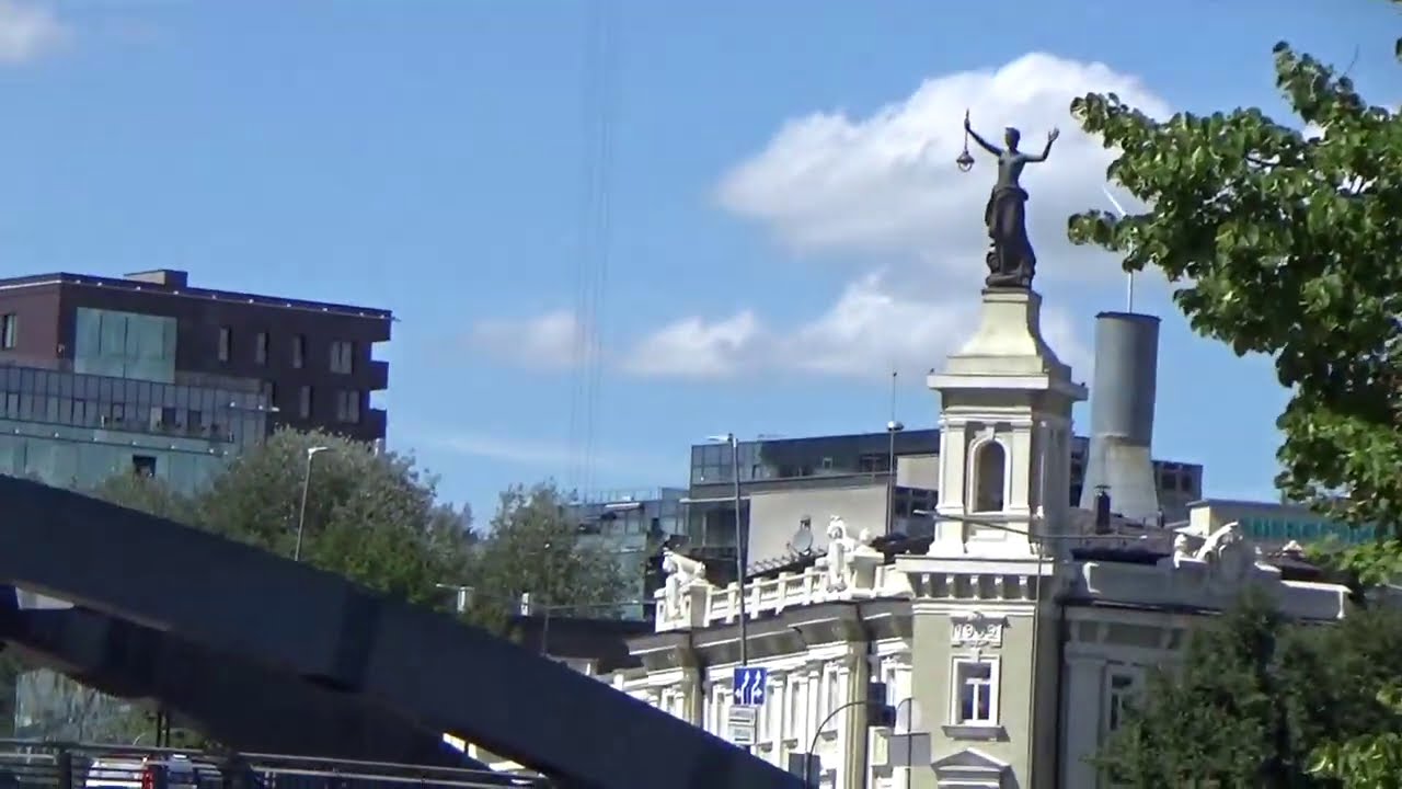 Wilno Stolica Litwy - Targ Pod Halą, Murale, Stacja Kolejowa, Ulice miasta