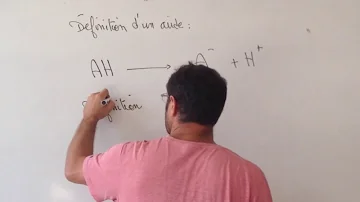 Comment définir un acide ?