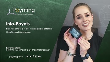 How to connect a Sierra Wireless Hotspot to a Poynting external antenna?