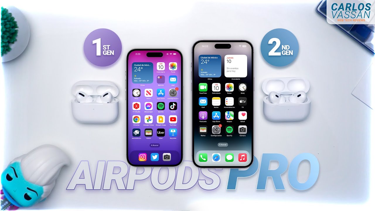 Duelo en la gama alta de auriculares de Apple: comparamos los nuevos AirPods  Pro 2 con