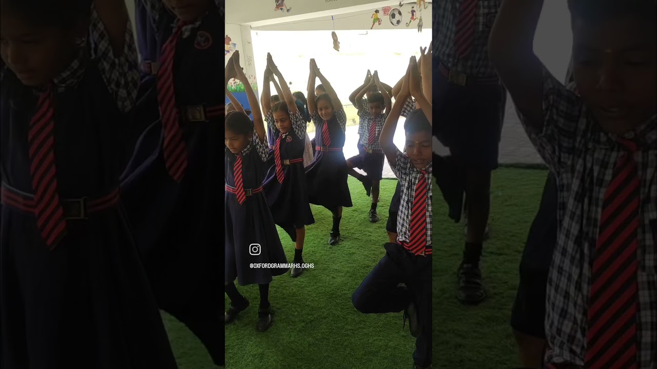 International yoga day celebration 🎉 at oghs 