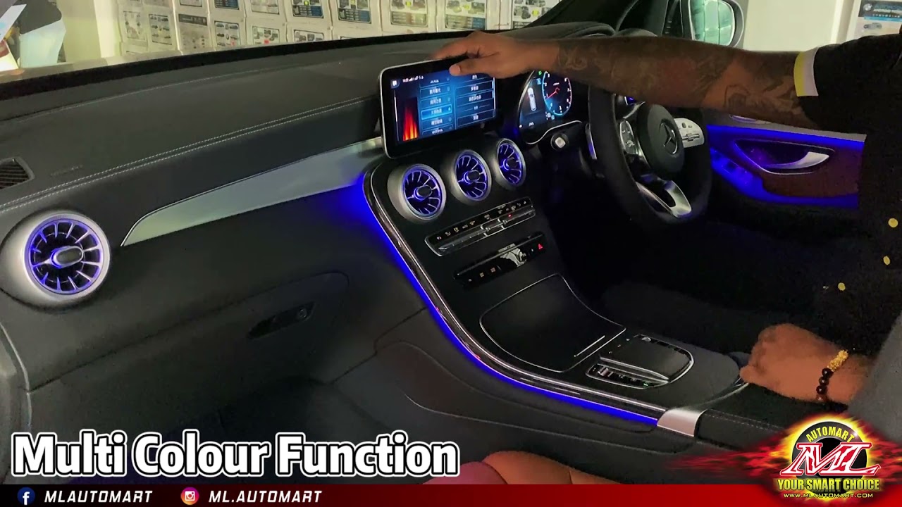 Mercs GLC Facelift Ambient Light YouTube