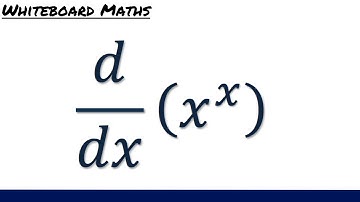 Derivative of x^x