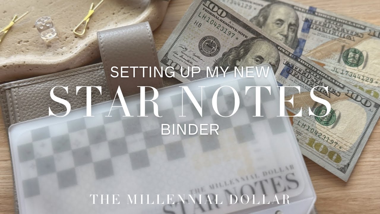 NEW Star Note Binder Set Up | Checkered Inserts 🏁 - YouTube