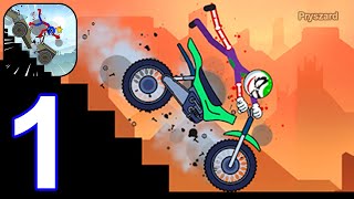 Ragdoll Dismount: Stickman Fly - Gameplay Walkthrough Part 1 Stick Dismount Funny Moments screenshot 1