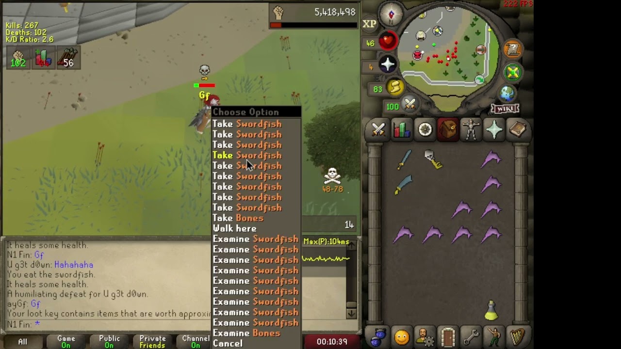 F2P Low level pure pking #3