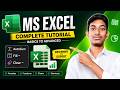 MS Excel Editing Group Complete Tutorial in Telugu | AutoSum, Fill, Clear & More