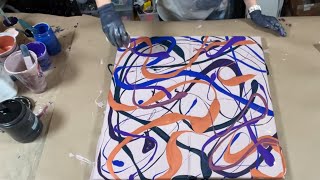 Three Impactful Paints, How to Paint a Lot w/ a Little, Fluid Art on a Budget, Purple, Blue, Copper by Taneva Baker Art & Design 244 views 5 months ago 12 minutes, 29 seconds