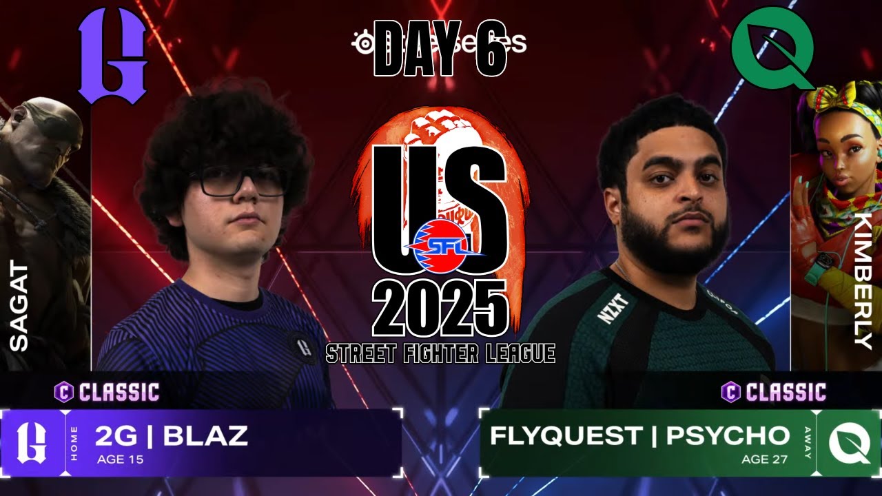 🔥 BLAZ (Сагат) против PSYCHO (Кимберли) — Street Fighter League US 2025
