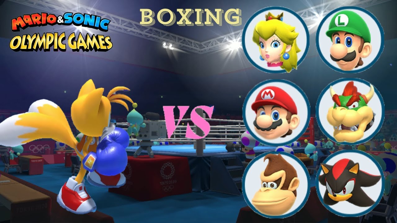 Mario & Sonic At The Olympic Games Tokyo 2020 Boxing Very Hard Gameplay (Tails)
